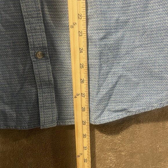 NWT Old Navy Shirt Men's Size Large Button Down Everyday Shirt Regular Fit Blue - Picture 7 of 7